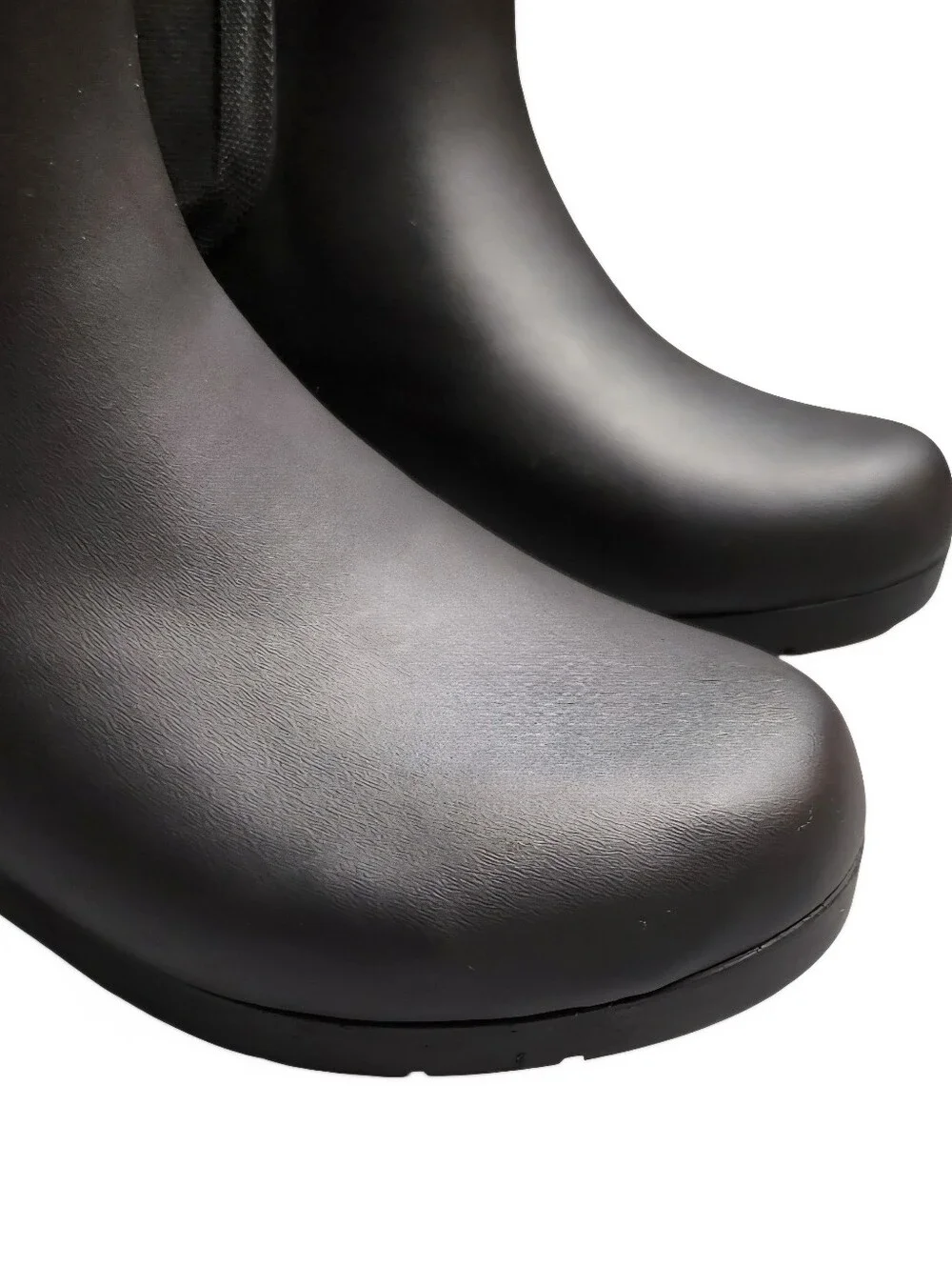 Chooka Women's Delridge Faux Fur Chelsea Rain Boot Size 6